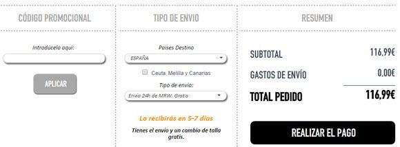 Código promocional de Retto